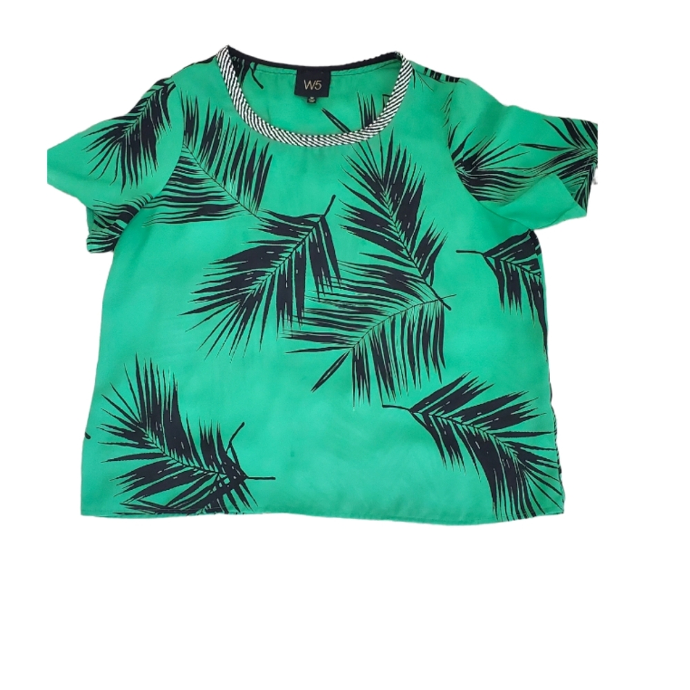 W5 Green blouse|Size M